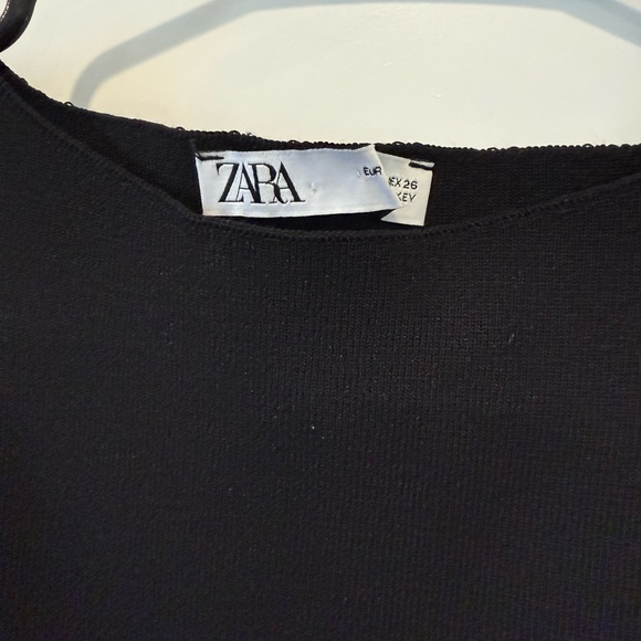 Black Zara Knit Dress - Picture 4 of 6